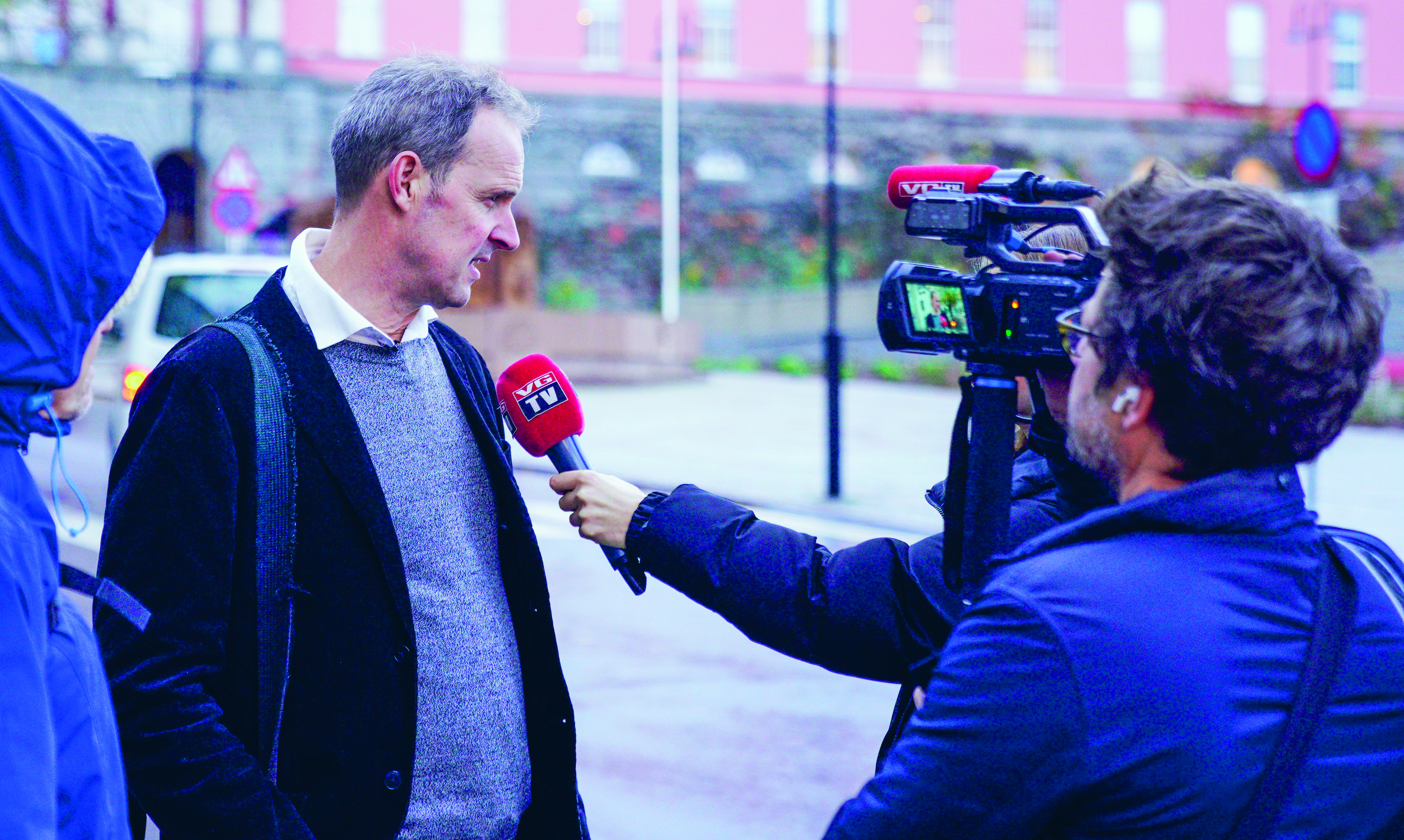 Bjørn Olav Jahr intervjues høsten 2022, i forkant av rettssaken  hvor en mann ble dømt for å ha drept Birgitte Tengs.  Dommen er nå anket. (Foto: Jan Kåre Ness / NTB)