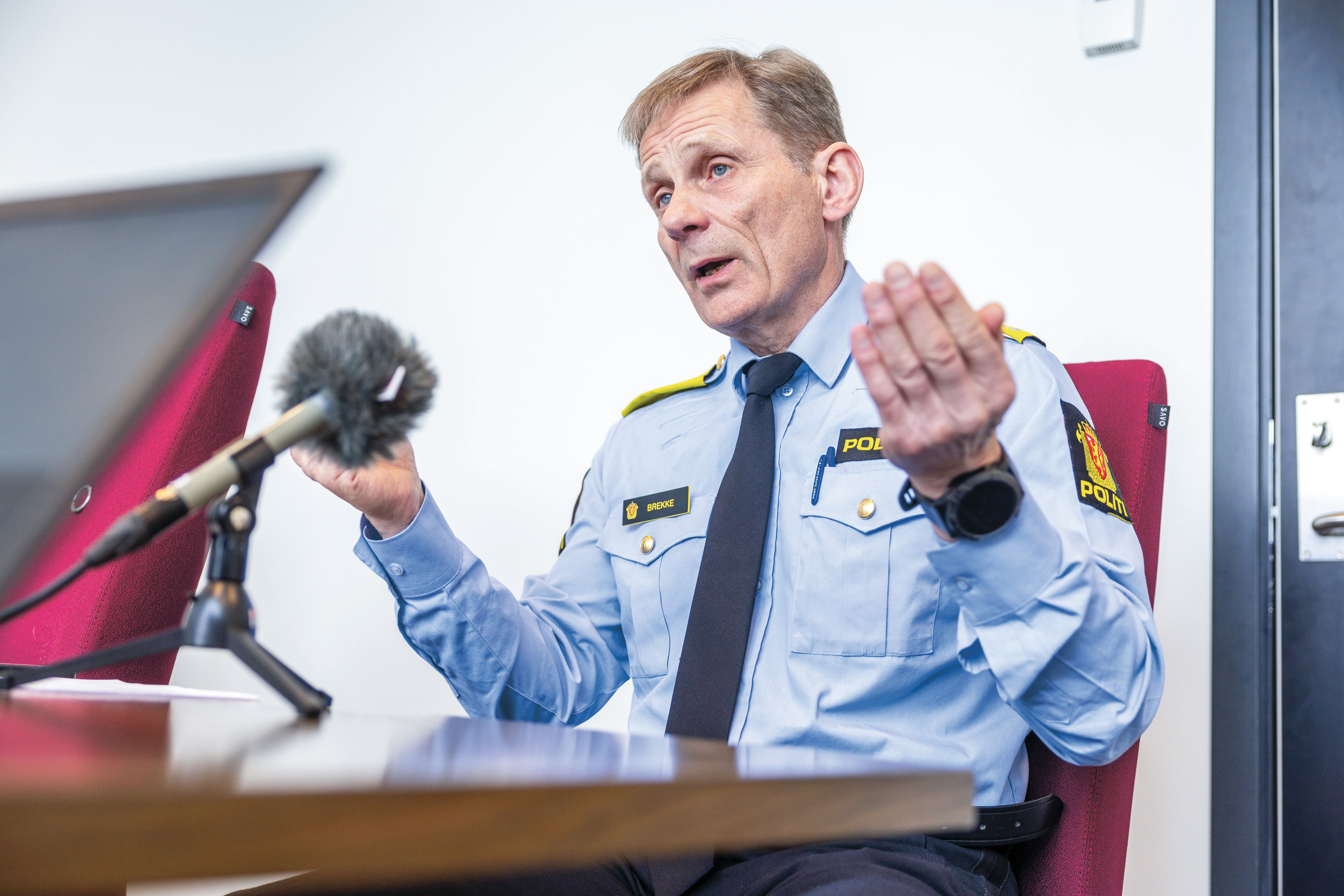 Johan Brekke er politimester i Innlandet Politidistrikt. (Foto: Tore Kristiansen / VG)