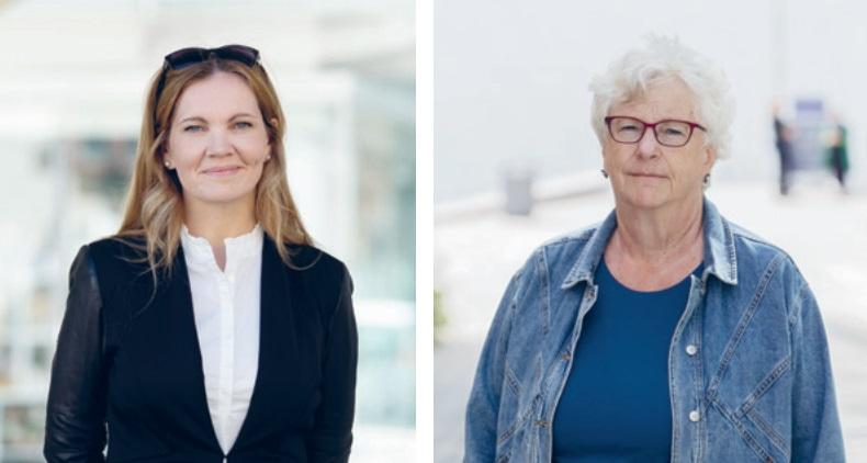 Advokat Maria Hessen Jacobsen og psykiater Randi Rosenqvist mottar Rettssikkerhetsprisen. Foto: Eivind Senneset / Thomas Haugersveen