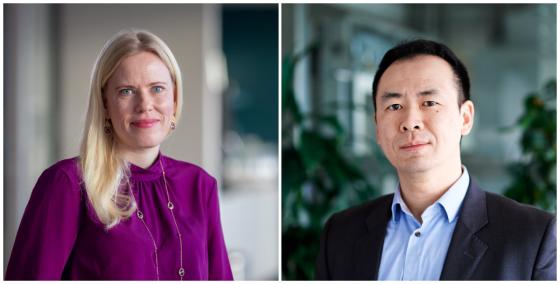 Anita Sundal og Vincent Tsang (Foto: Virke)