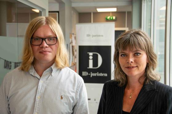 Nathaniel Skar Eide og Silje K. Noer Johansen (Foto: Tore Letvik)