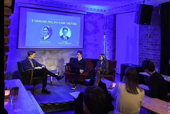 Afterwork i regi av Juristforbundet (Foto: Juristforbundet)