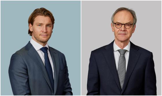F.v. Sven Bjørk og Knut-Marius Sture (Foto: Artnzen de Besche)