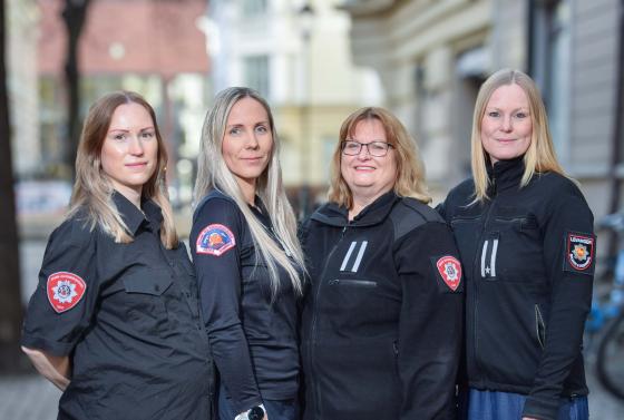 F.v. Tina Beate Hoff, Elisabeth Tennebø, Elin Olsen og Mari Hovland (Foto: Tore Letvik)