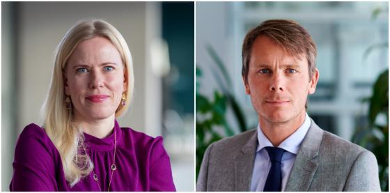 Anita Sundal og Anders Aasland Kittelsen (Foto: Virke)