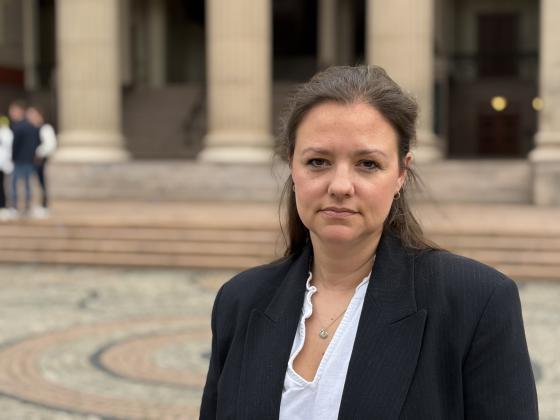 Prosessfullmektig i saken og senioradvokat MNA Helene Dorans i Juristforbundet. (Foto: Trine Lejon)
