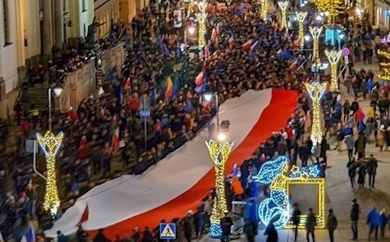 Polen - de tusen kappers marsj (Foto: privat)
