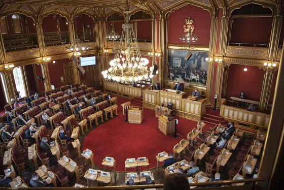 Stortinget (Foto: Benjamin A. Ward/Stortinget)