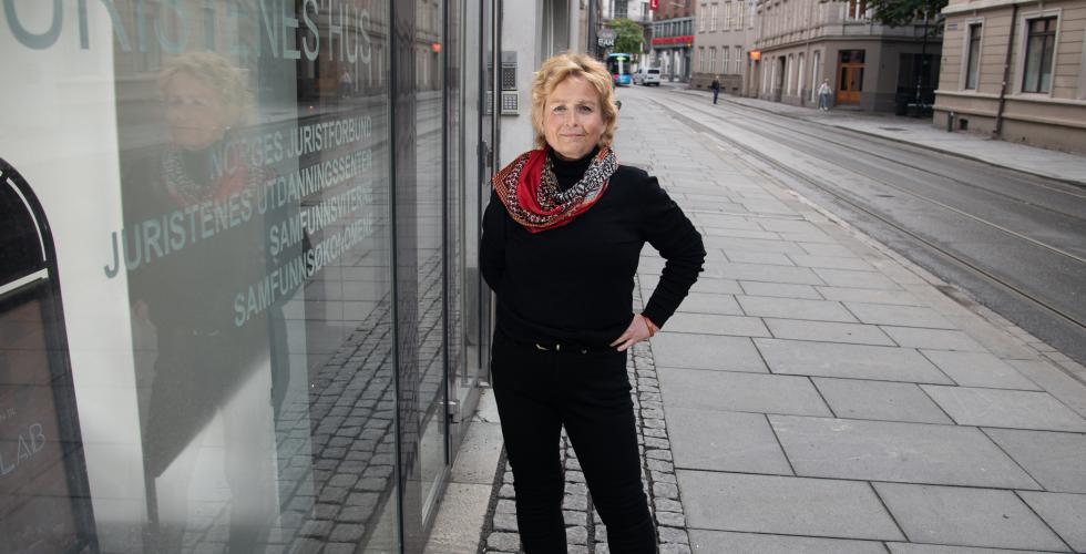 Inger-Christine Lindstrøm i Juristforbundet. Foto: Tore Letvik