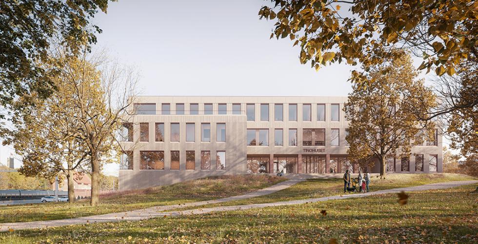 Det nye tinghuset: Dyvik Arkitekter