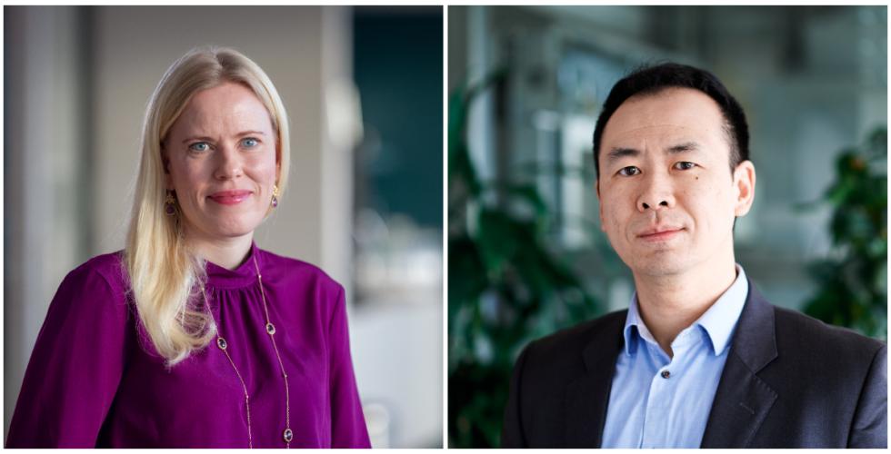 Anita Sundal og Vincent Tsang (Foto: Virke)