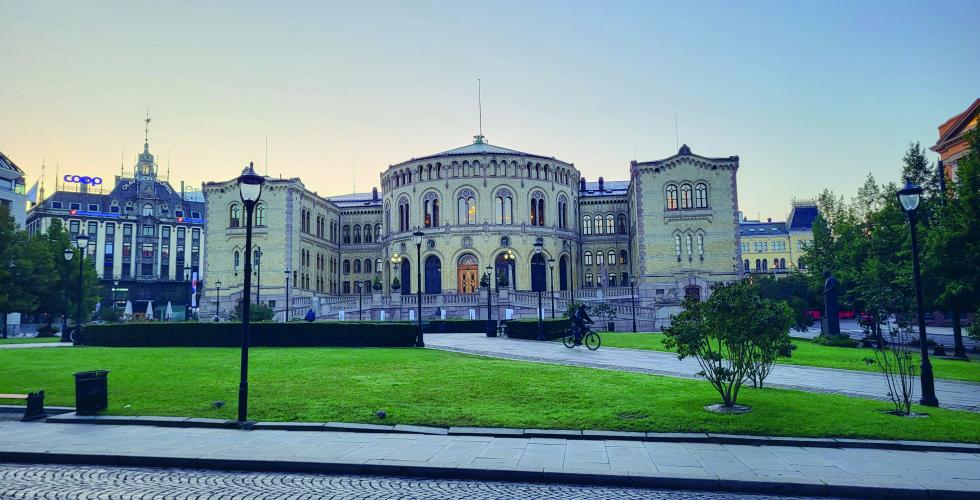 Stortinget høsten 2024. Foto: Tore Letvik