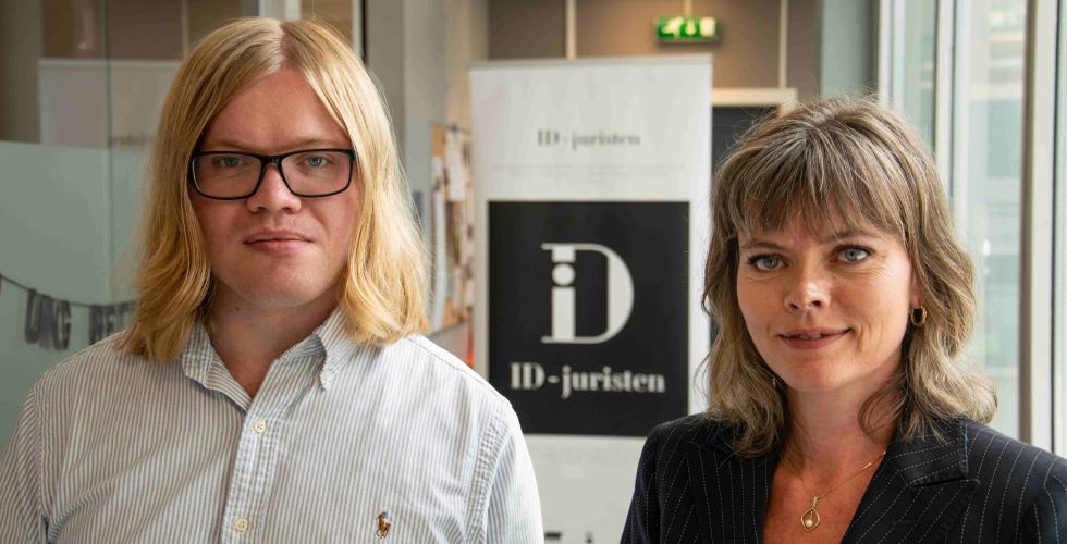 Nathaniel Skar Eide og Silje K. Noer Johansen (Foto: Tore Letvik)