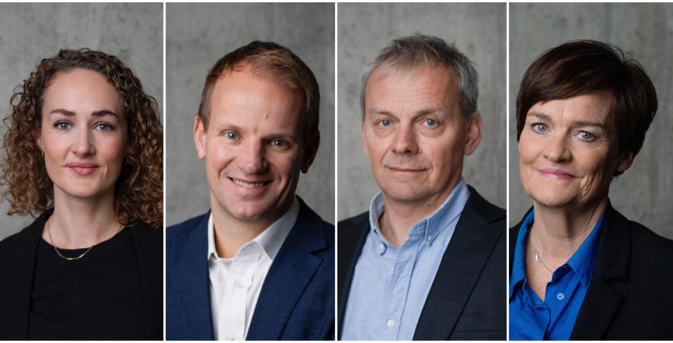 Tonje Lilaas Larsen, Bendik Falch- Koslung, Petter Mandt og Mette Yvonne Larsen (Foto: Larsen & Co)