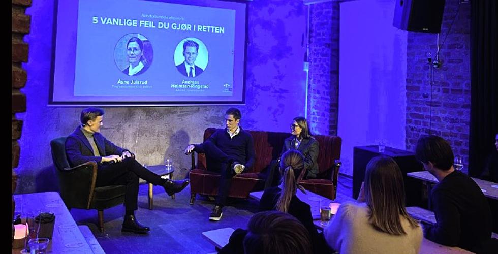 Afterwork i regi av Juristforbundet (Foto: Juristforbundet)