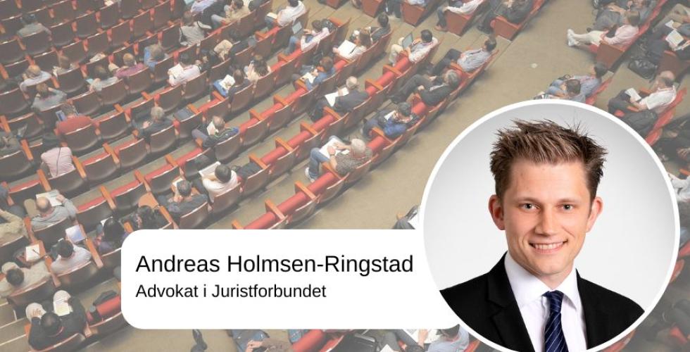 Andreas Holmsen-Ringstad (Foto: Juristforbundet / pixabay)
