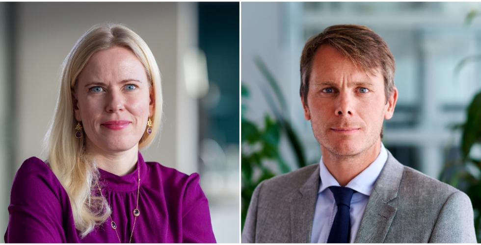 Anita Sundal og Anders Aasland Kittelsen (Foto: Virke)
