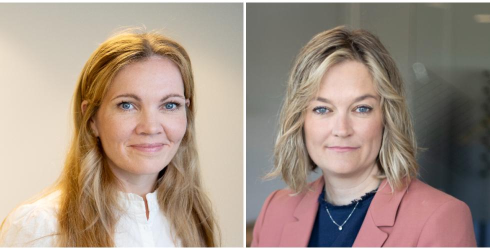 Maria Hessen Jacobsen og Adele Matheson Mestad (Foto: Eivind Senneset / Hanna Johnre, NIM)