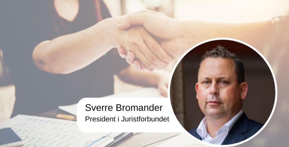 Sverre Bromander (Foto: Juristforbundet/Shutterstock)