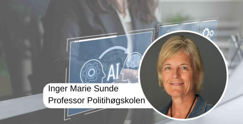 Inger Marie Sunde (Foto: Politihøgskolen / Shutterstock)