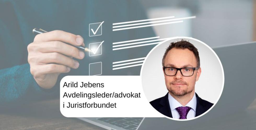 Arild Jebens (Foto: Juristforbundet/Shutterstock)