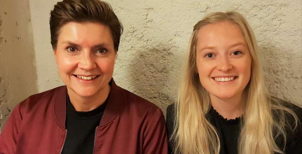 Heidi Sørlie-Rogne (t.v.) og Live Kroknes Berg er begge jurister i rettighetssenteret drevet av Funksjonshemmedes Fellesorganisasjon (FFO)