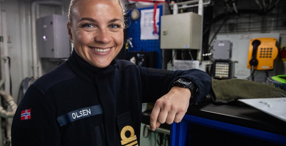 Mai Linn Olsen (Foto: Sjøforsvaret)