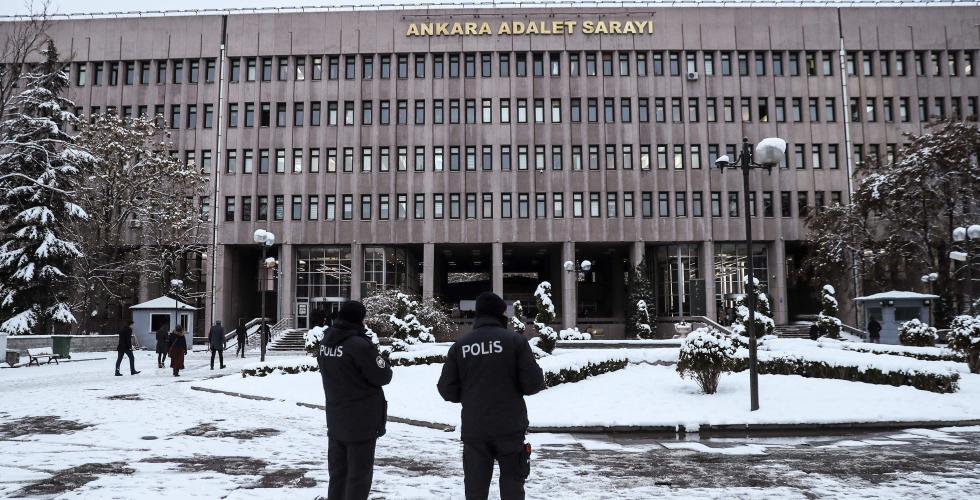Rettsbygning i Ankara, Tyrkia. Foto: Adem ALTAN / AFP