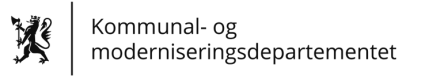 LOGO Kommunal- og moderniseringsdep